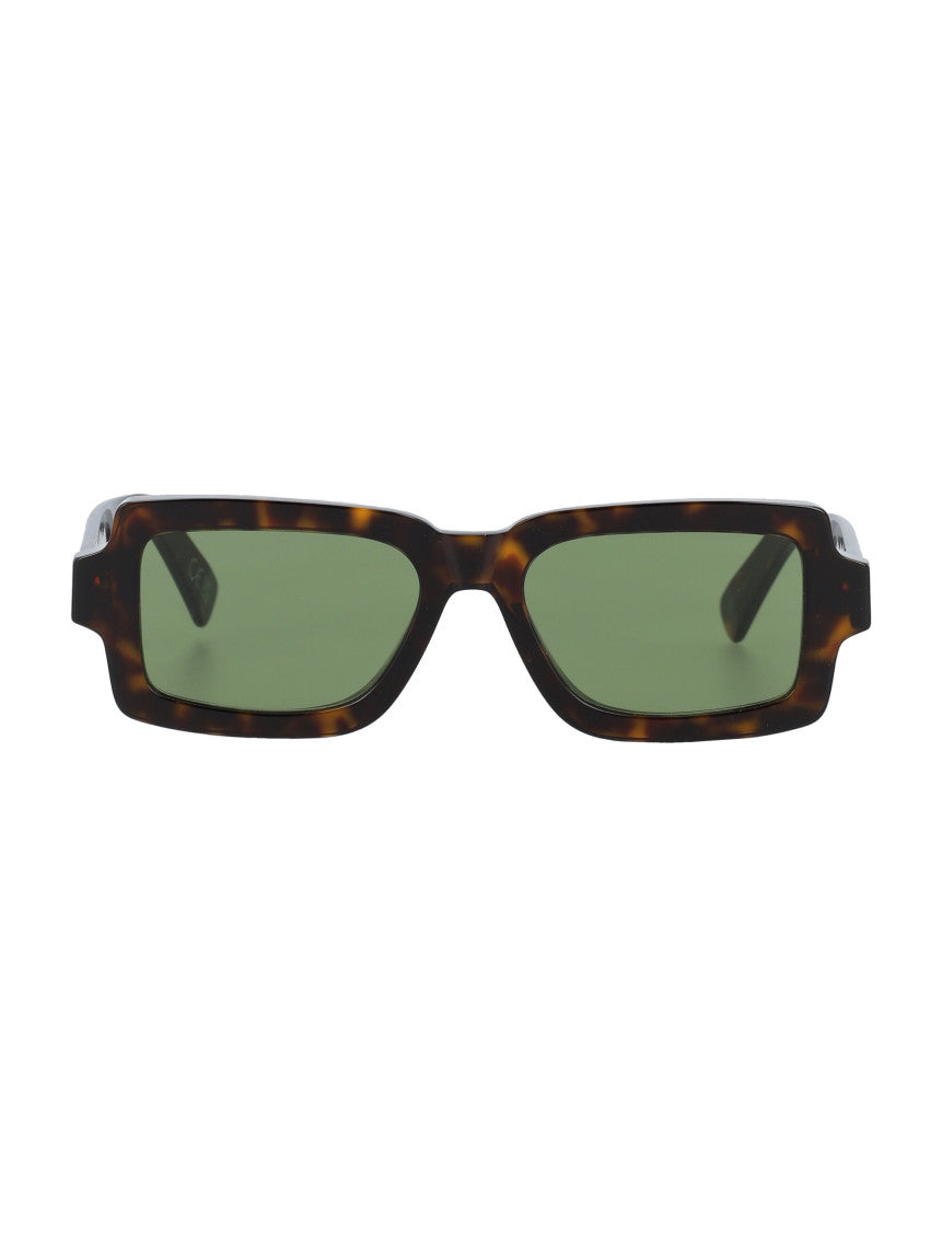 Brown Square Logo Sunglasses 1