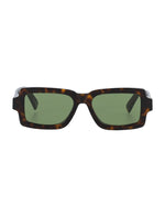 Brown Square Logo Sunglasses 1