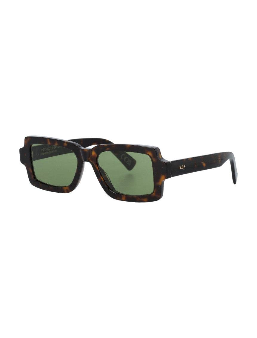 Brown Square Logo Sunglasses 3