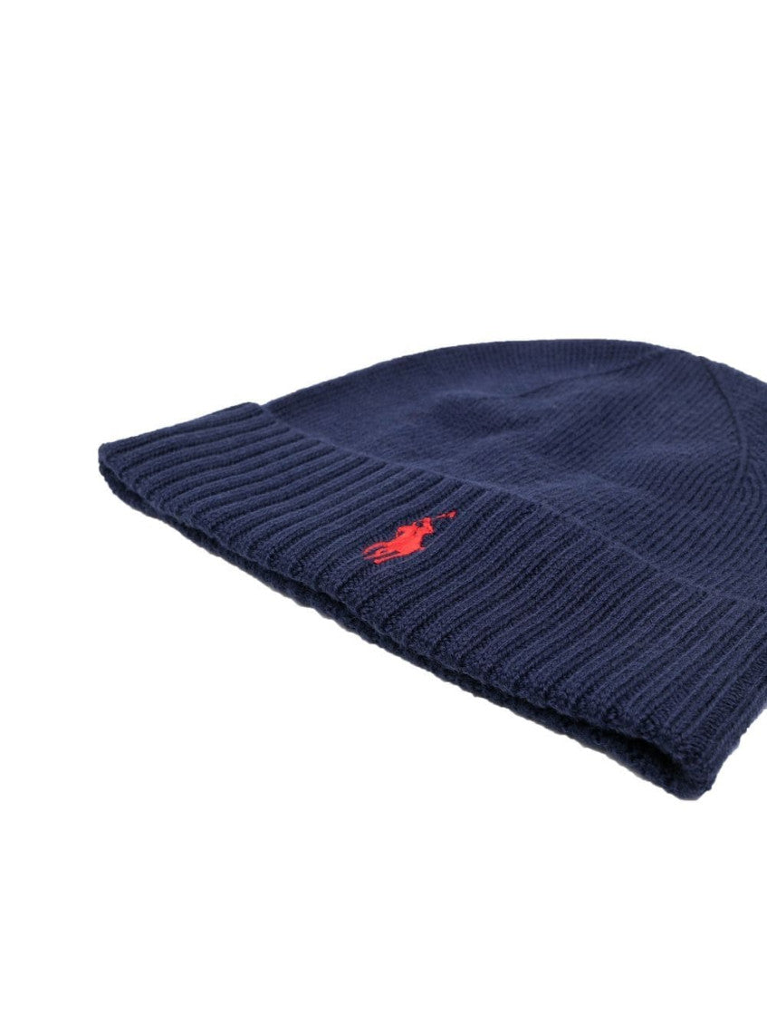 Navy Blue Logo Beanie Hat 2