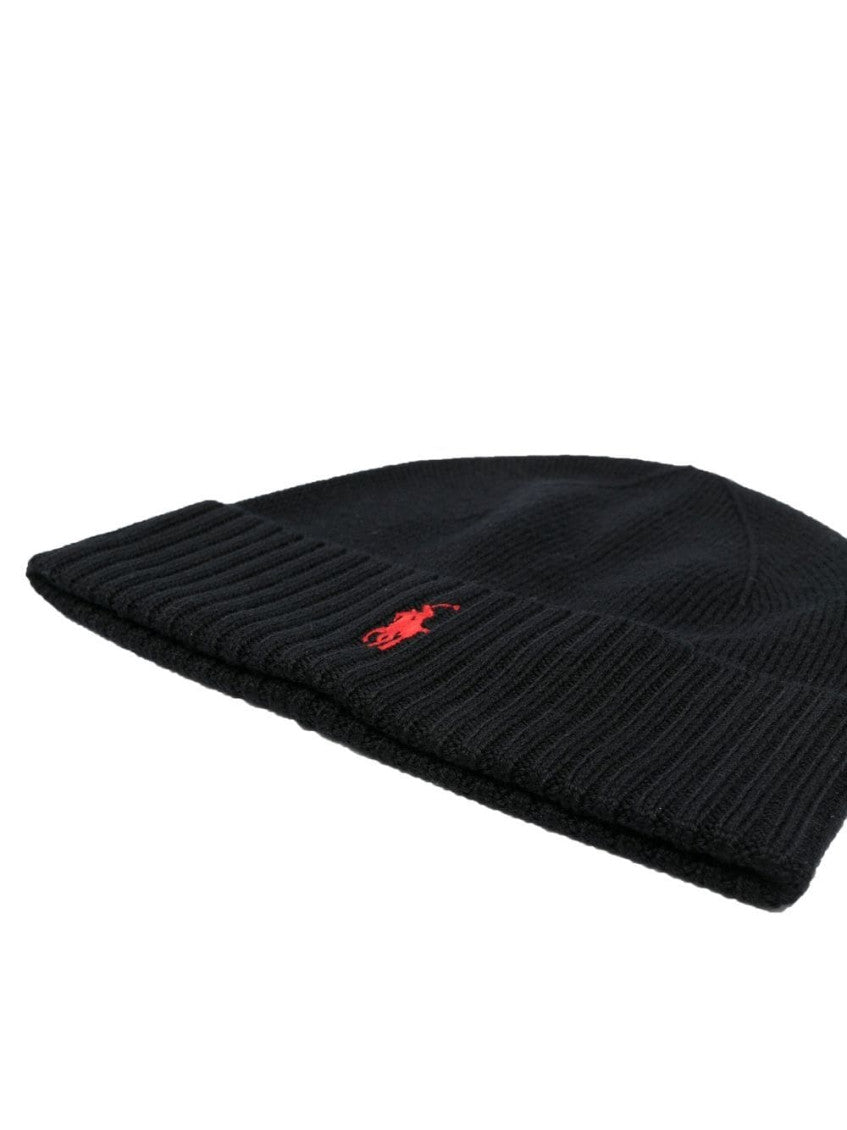 Black Logo Beanie Cap 2