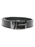 Black Logo Buckle Reversible Belt 1