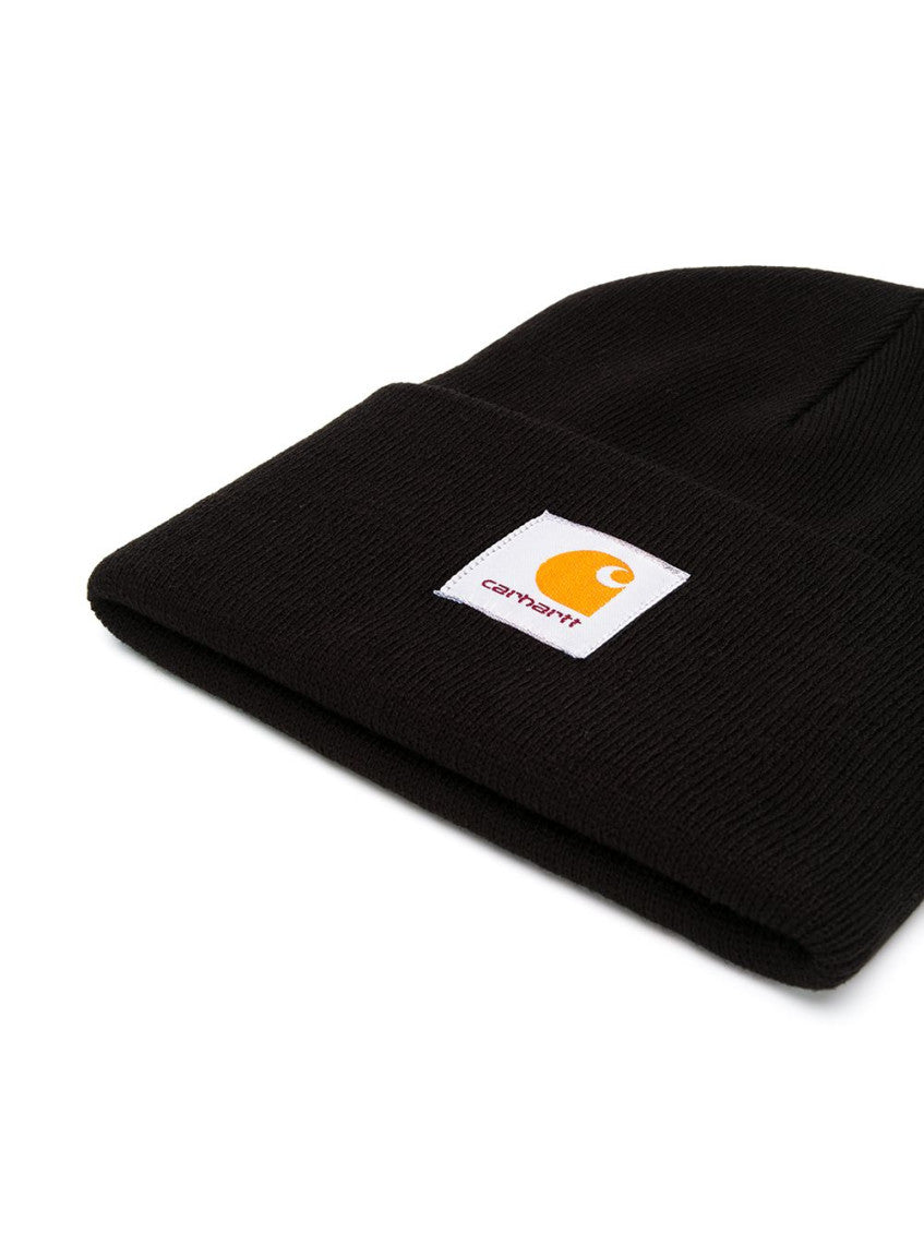 Black Logo Beanie Hat 2