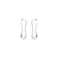 Silver Drop Earrings 1