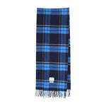 Blue Check Logo Scarf 1