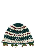 Green Crochet Beanie Cap 1