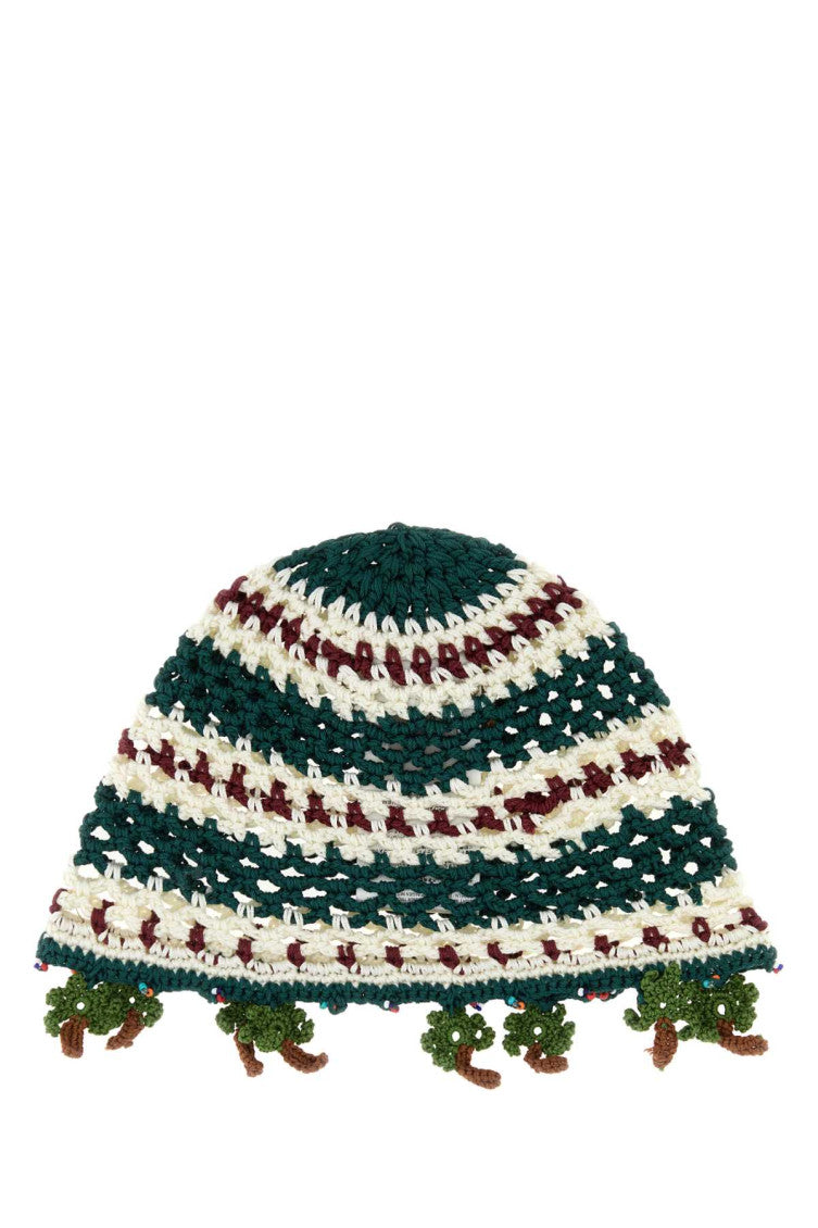 Green Crochet Beanie Cap 2
