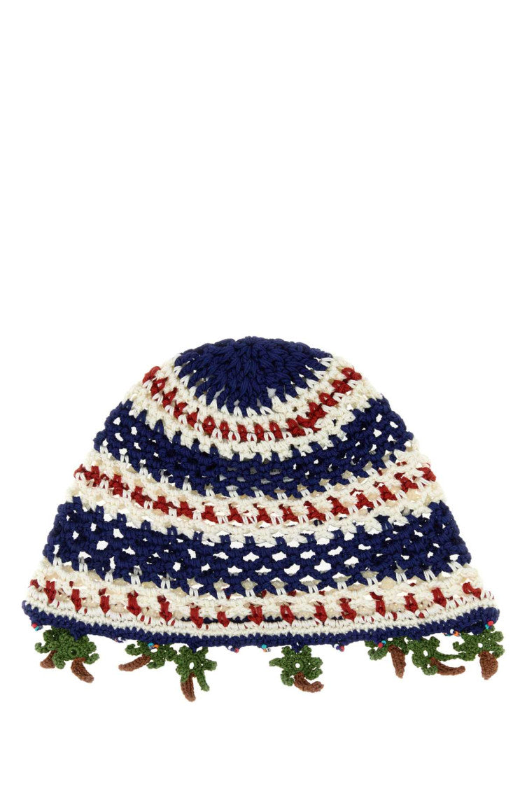 Blue Crochet Beanie Cap 2