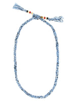 Light Blue Bandana Necklace 1