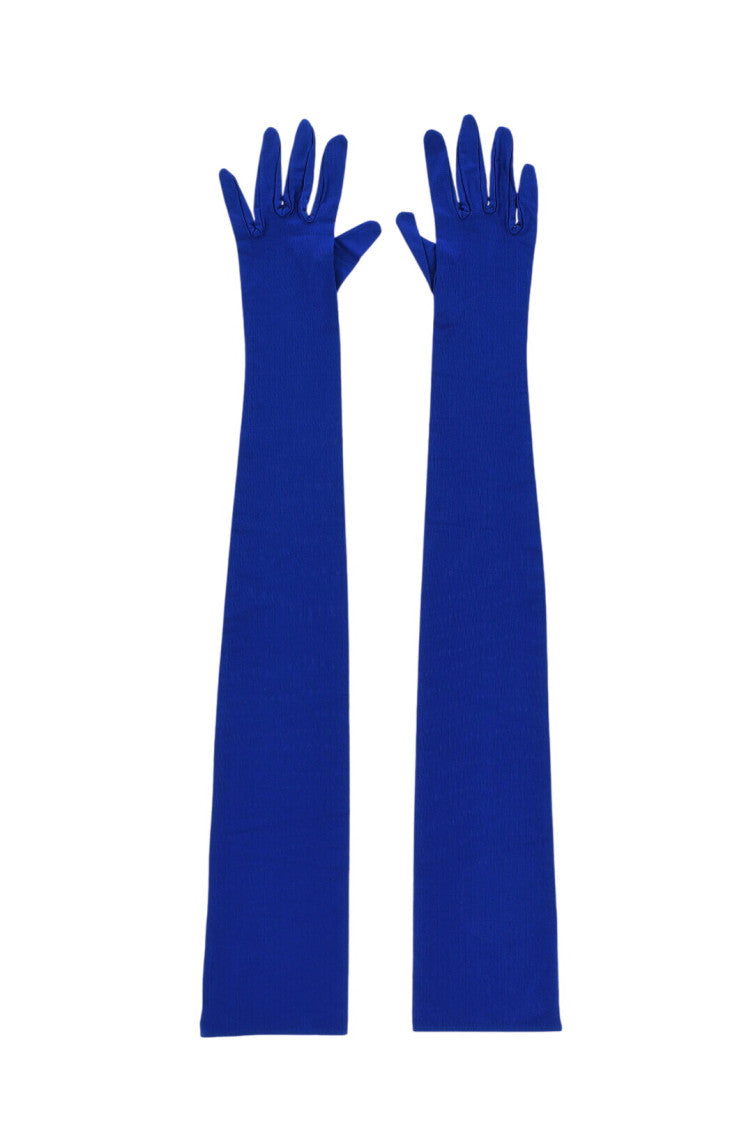 Blue Logo Opera Gloves 1