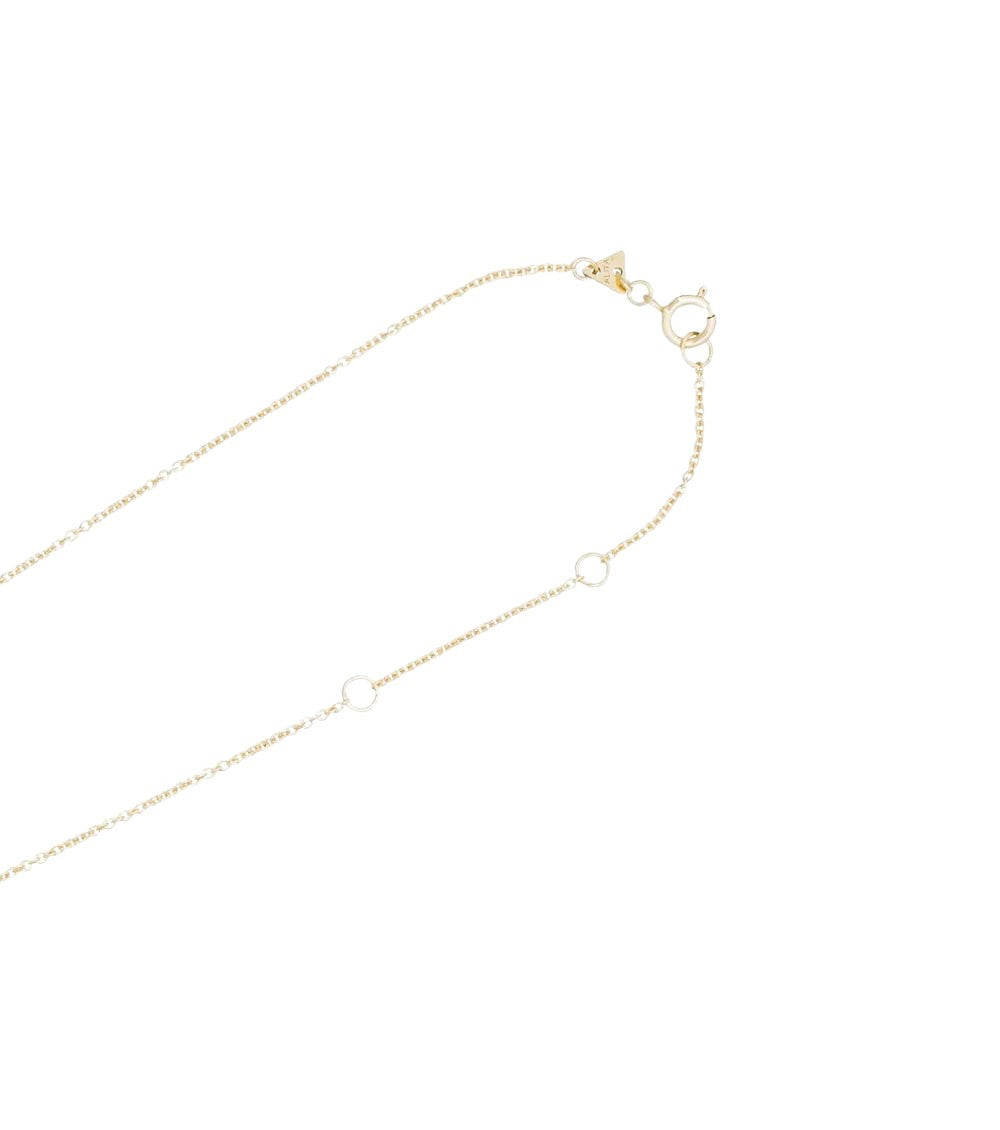 Golden Cameo Perla Tennis Necklace 3