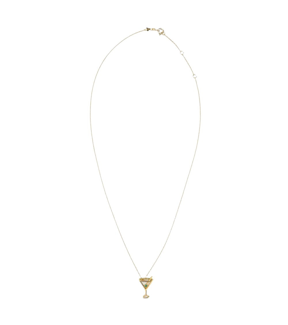 Golden Martini Necklace 1