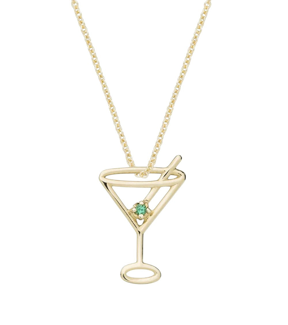 Golden Martini Necklace 2