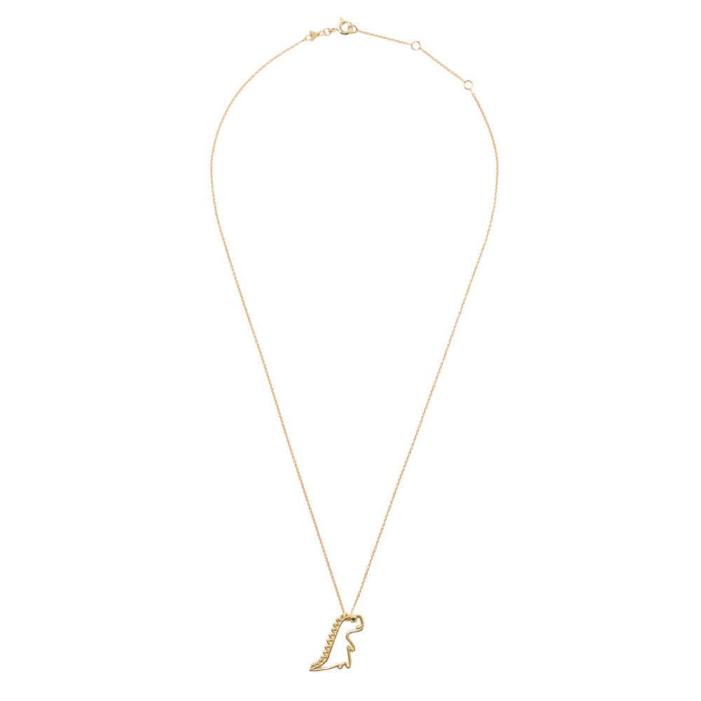 Golden Dino Necklace 1