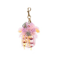 Pink Beaded Embellished Charm 1