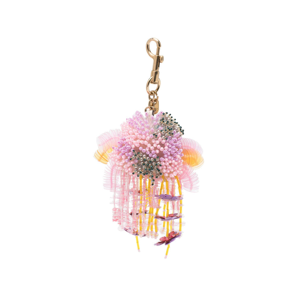 Pink Beaded Embellished Charm 2