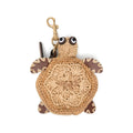 Beige Raffia Turtle Charm 1