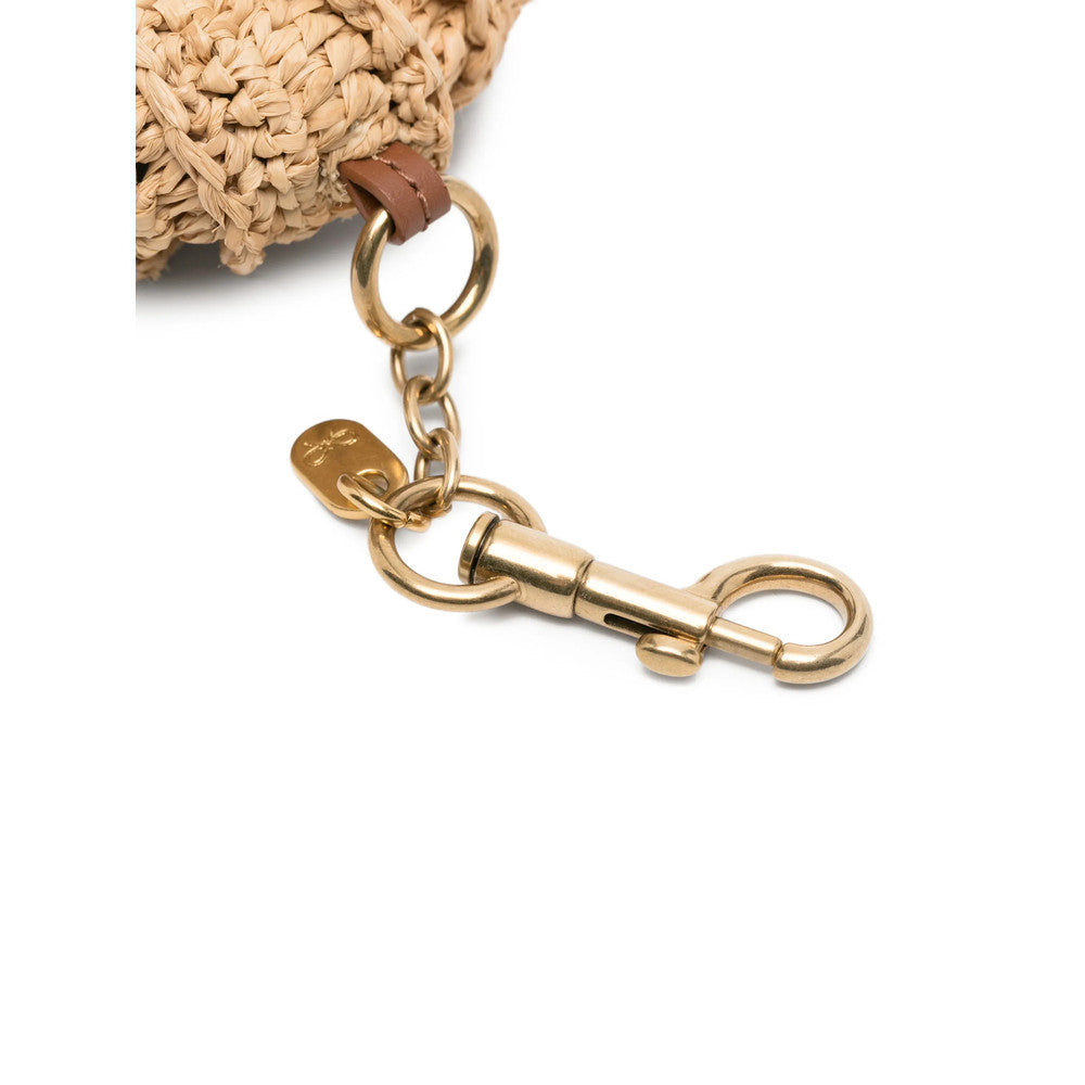 Beige Hermit Crab Raffia Charm 2