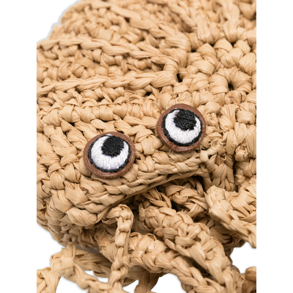 Beige Hermit Crab Raffia Charm 3