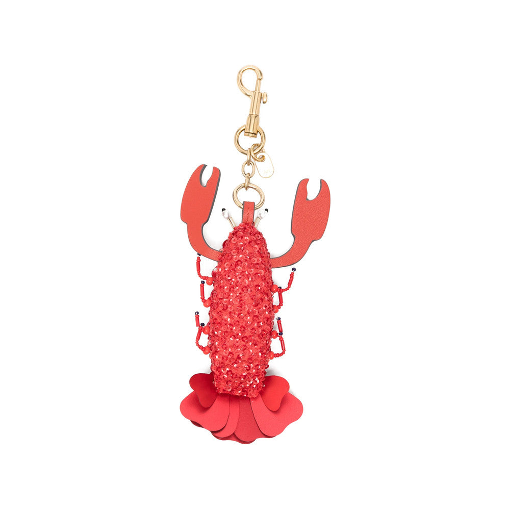 Red Lobster Sequin Embellished Charm 2