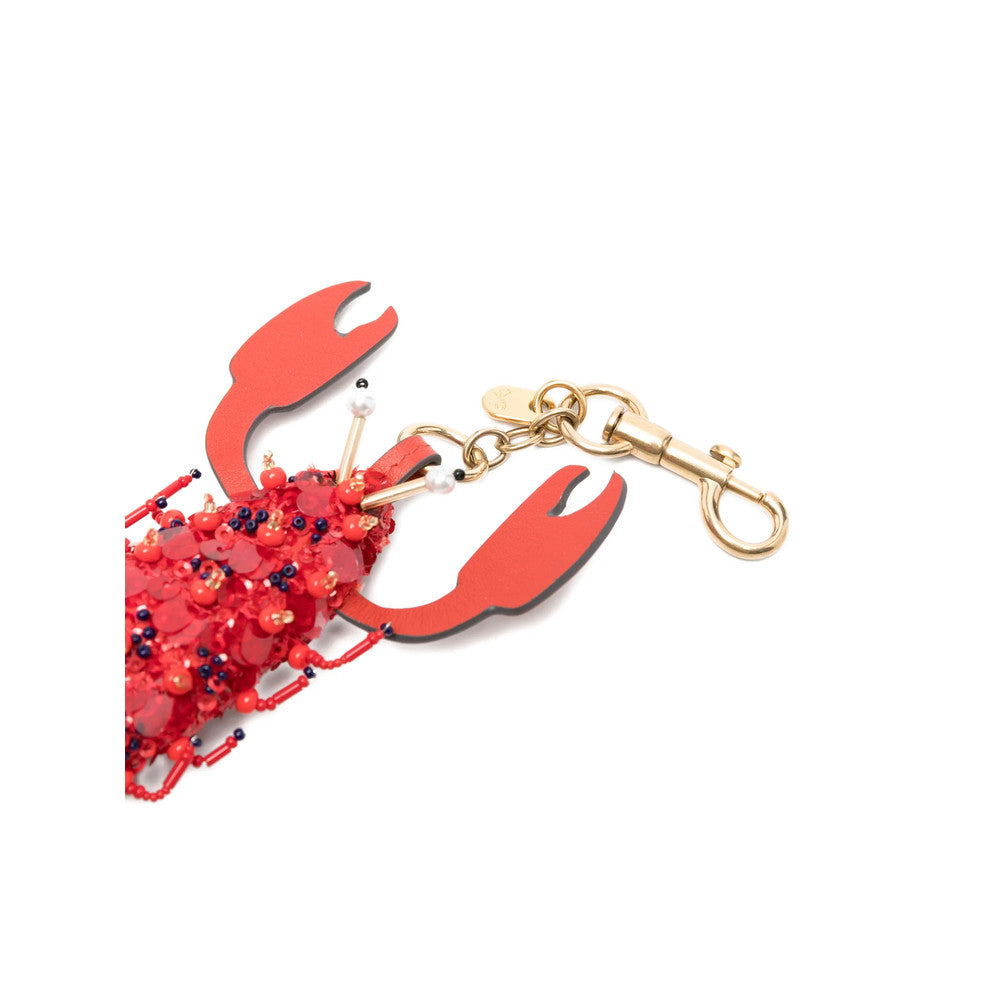 Red Lobster Sequin Embellished Charm 3