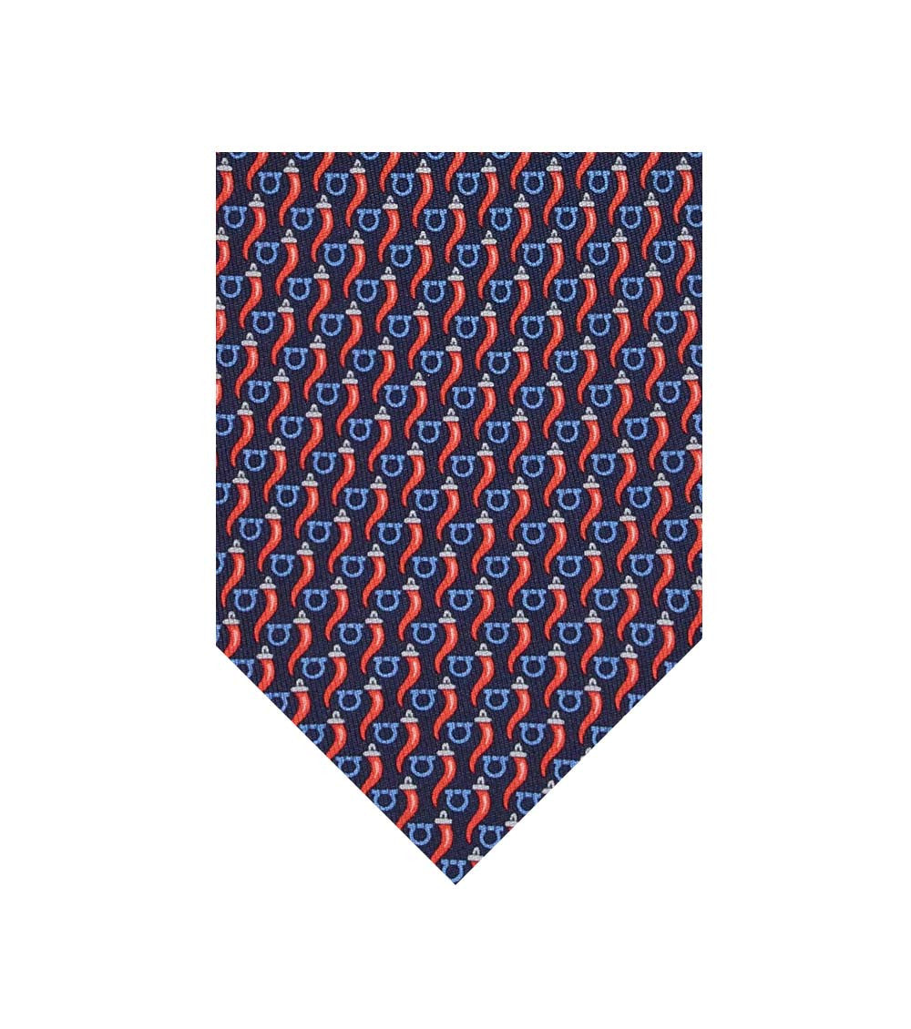 Blue Gancini Tie 1