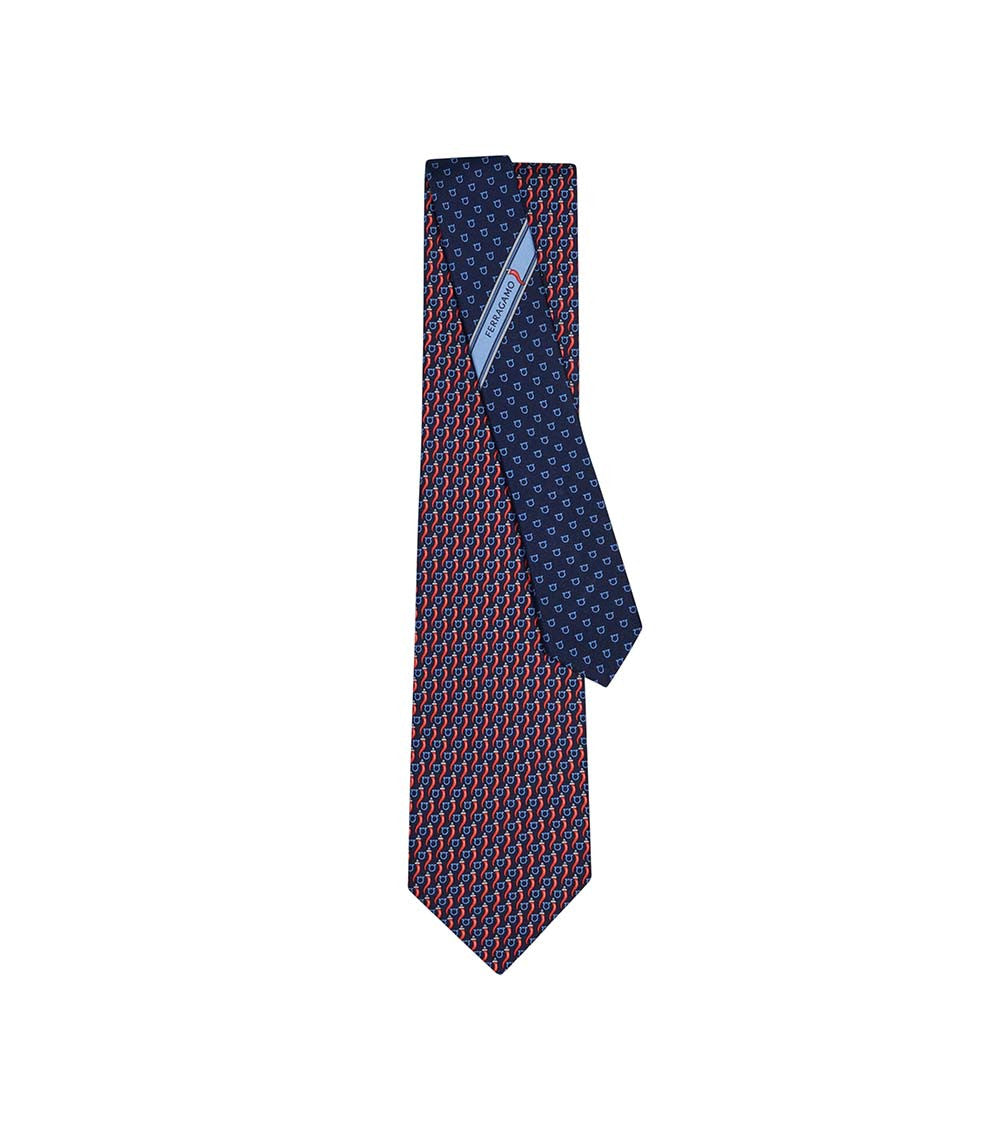 Blue Gancini Tie 3