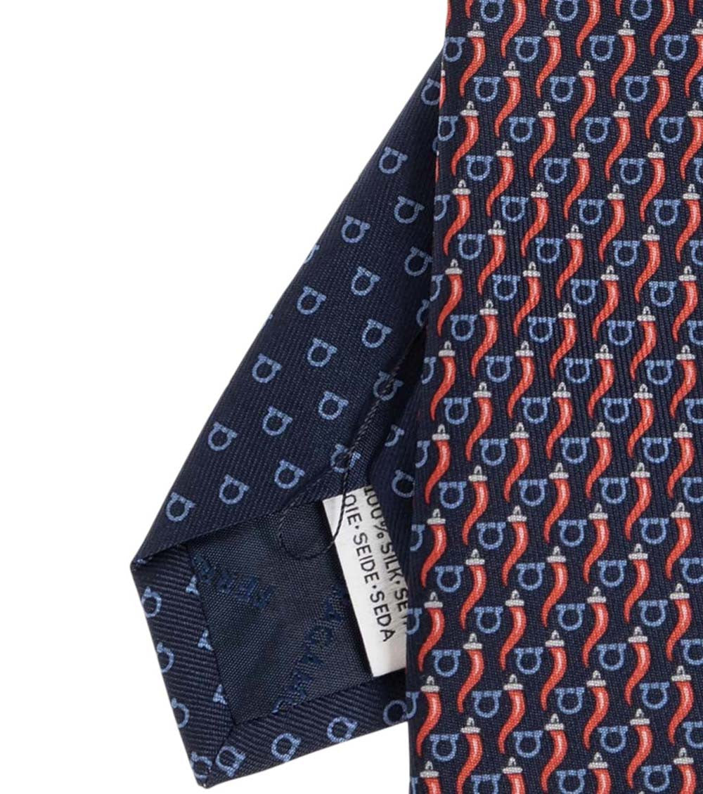 Blue Gancini Tie 4
