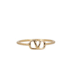 Golden VLogo Signature Ring 1