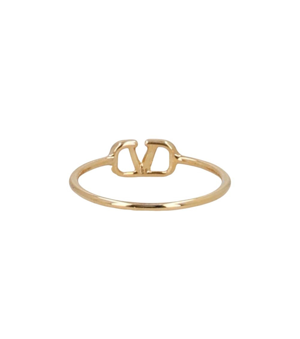 Golden VLogo Signature Ring 2