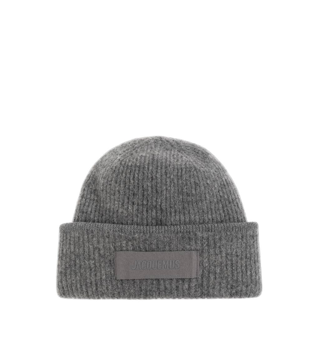 Grey Logo Beanie Cap 1