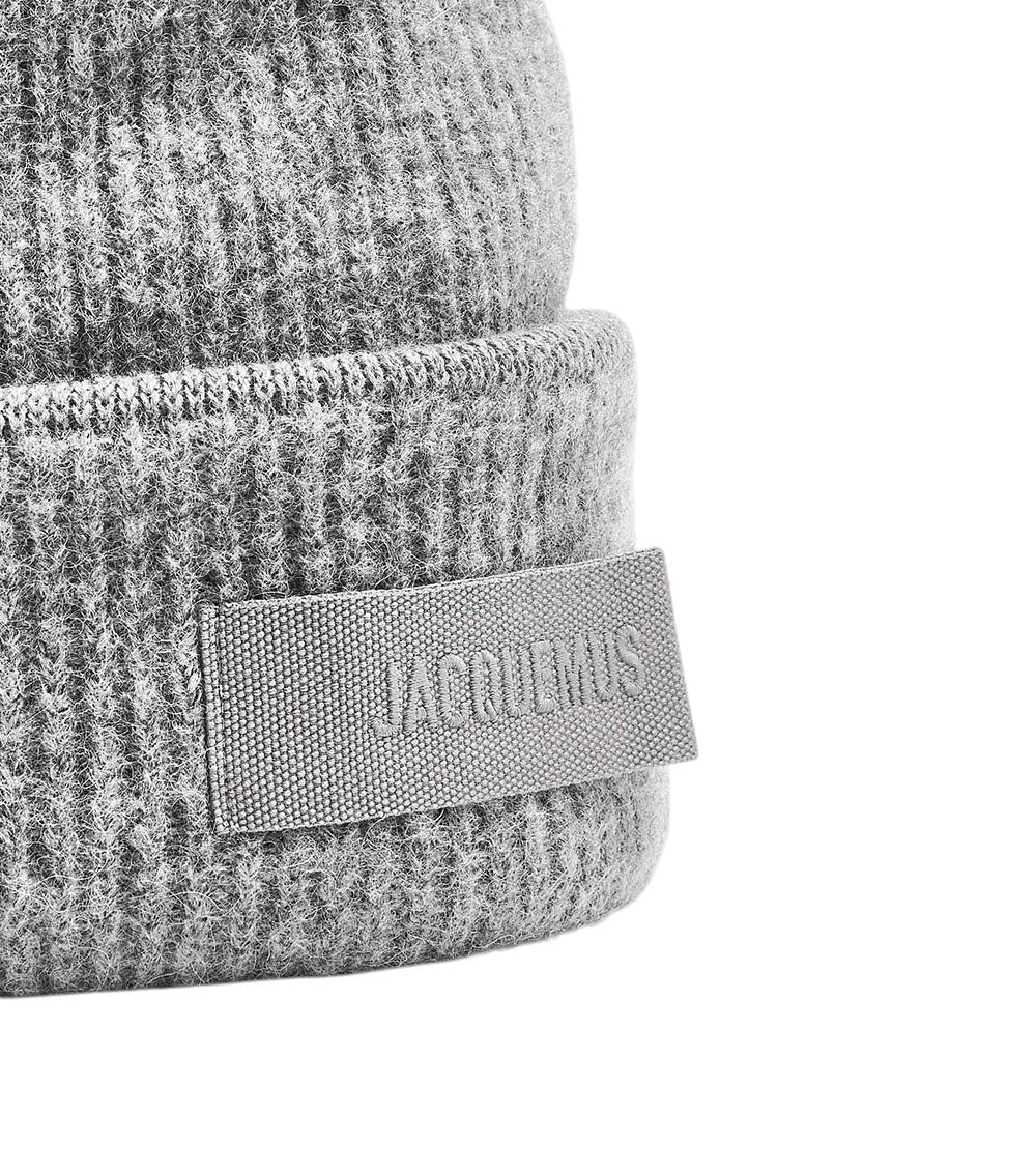 Grey Logo Beanie Cap 3