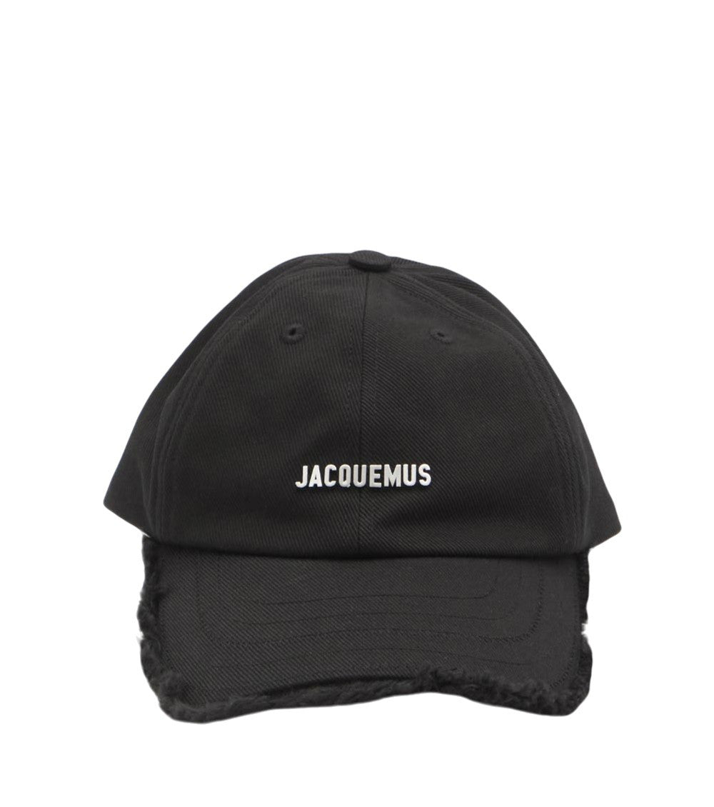 Black Logo Baseball Cap 1