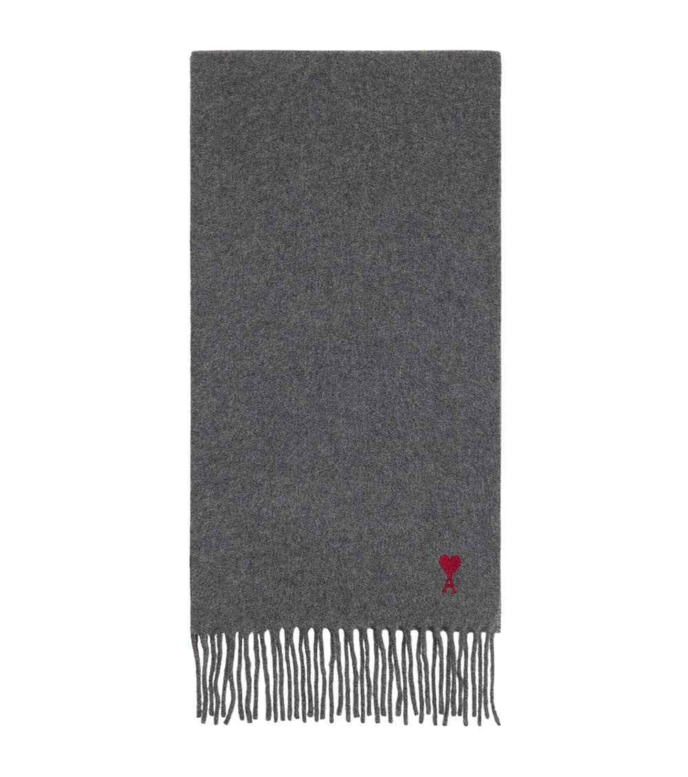 Grey Logo Scarf 1