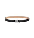 Black Logo Buckle Belt 1
