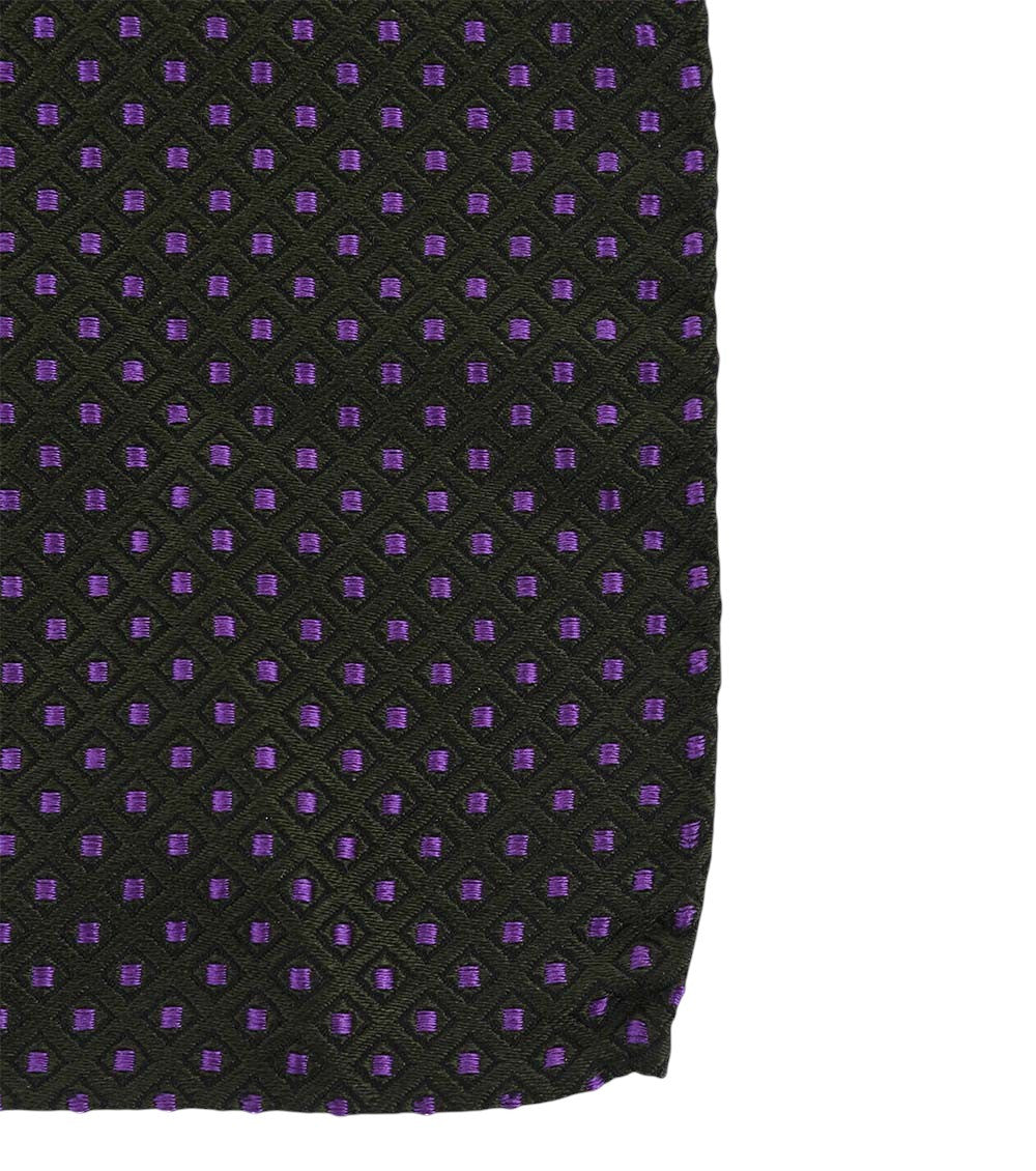 Purple Geometric Pattern Pocket Square 2