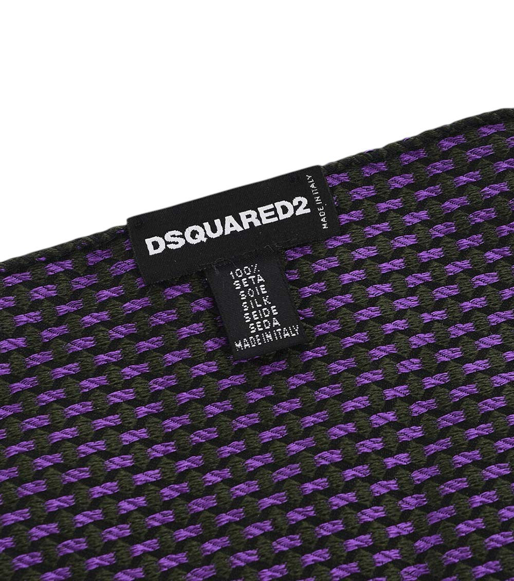 Purple Geometric Pattern Pocket Square 3