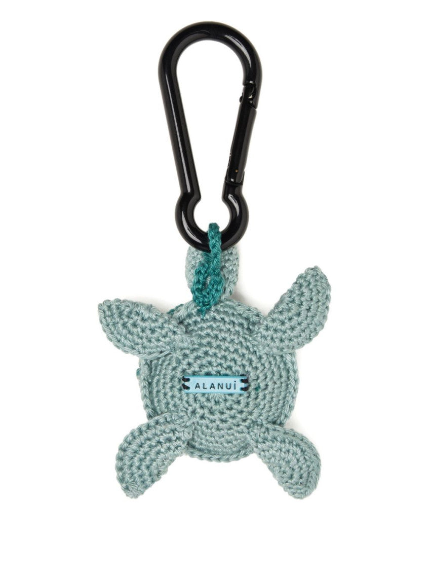 Two Tone Turtle Crochet Keyring 3