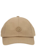 Beige Logo Baseball Hat 1