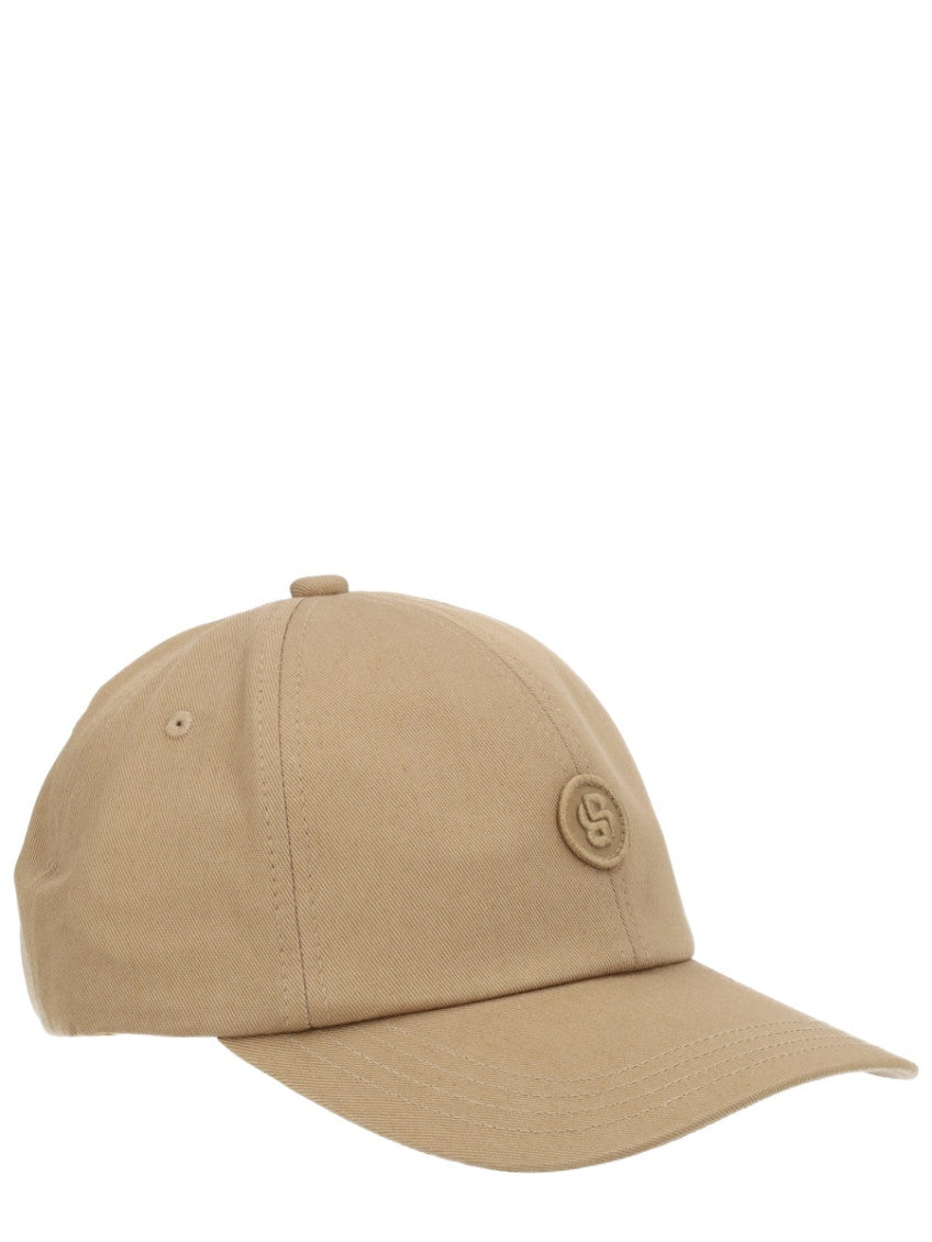 Beige Logo Baseball Hat 2