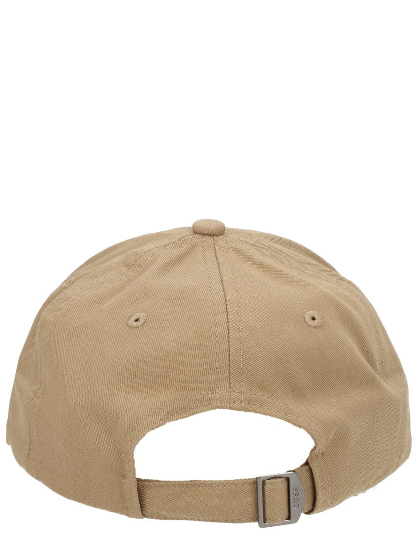 Beige Logo Baseball Hat 3