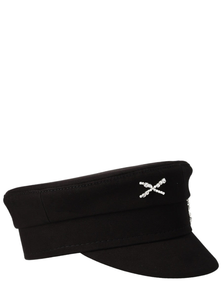 Black Logo Bakerboy Hat 1