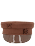 Brown Baker Boy Hat 1