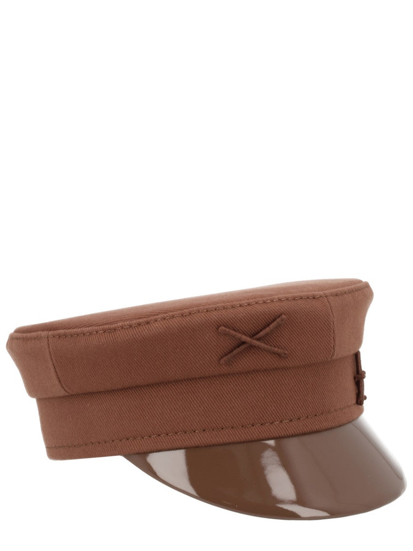 Brown Baker Boy Hat 3
