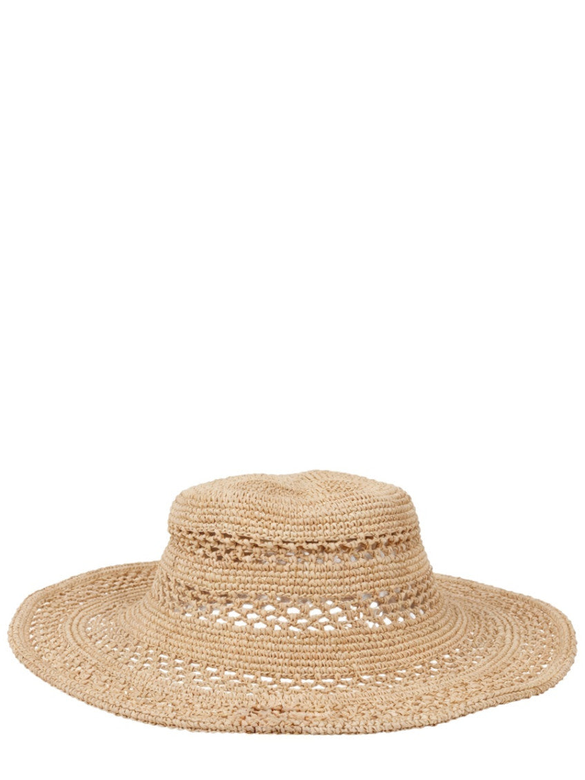 Beige Bucket Textured Bucket Hat 2
