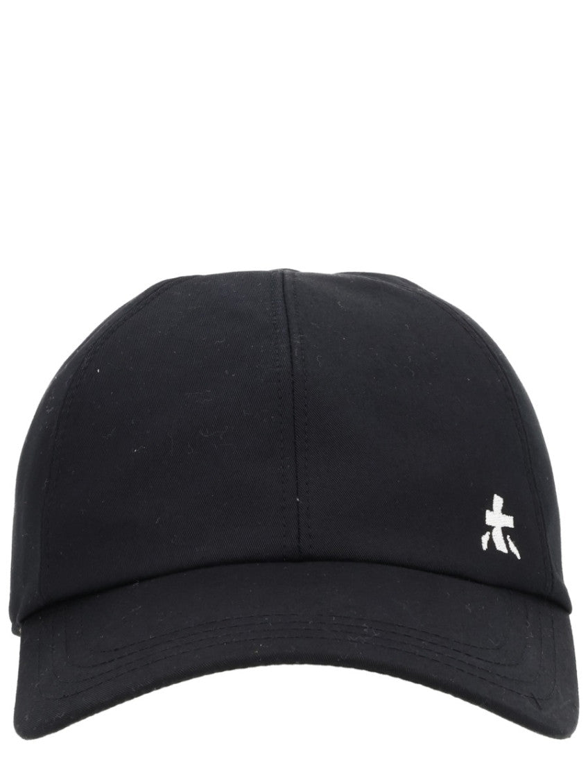 Black Logo Solid Baseball Hat 1