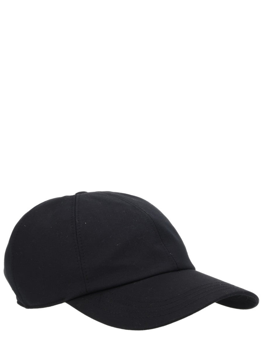 Black Logo Solid Baseball Hat 2