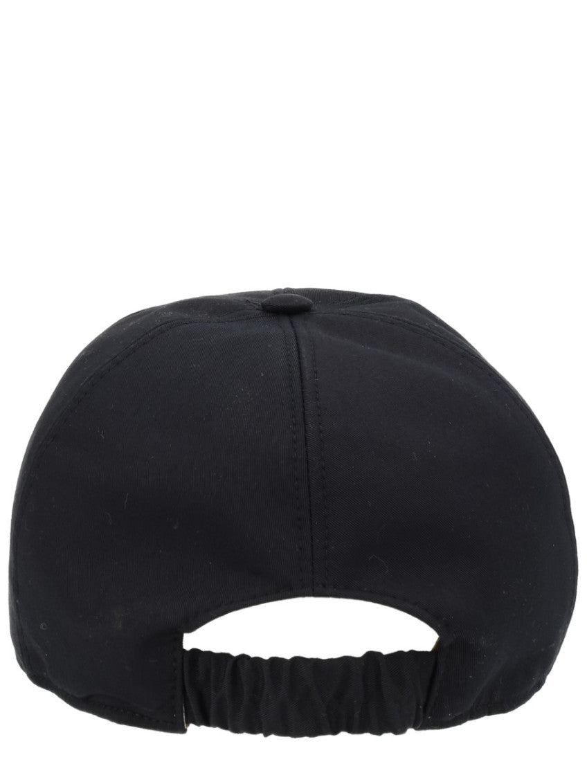 Black Logo Solid Baseball Hat 3
