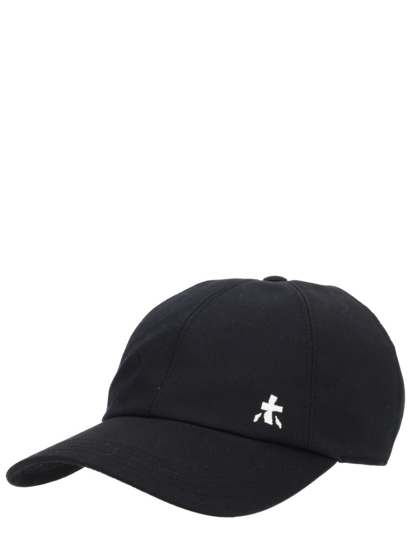 Black Logo Solid Baseball Hat 4