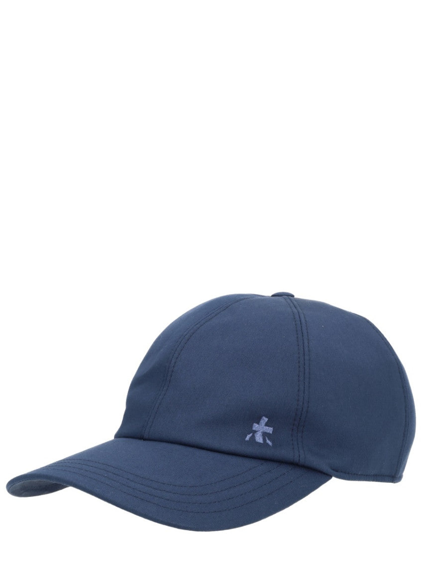 Blue Logo Solid Baseball Hat 3